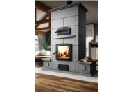 FM1500 MASS FIREPLACE WITH OVEN AND SIDE BENCHES